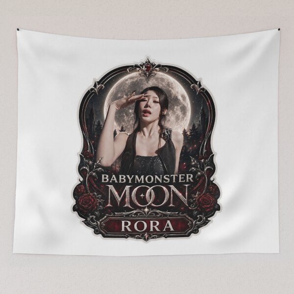 Item preview, BABYMONSTER Rora Vampire Vocal Blood Moon Fan Art designed and sold by Valereekmerch.