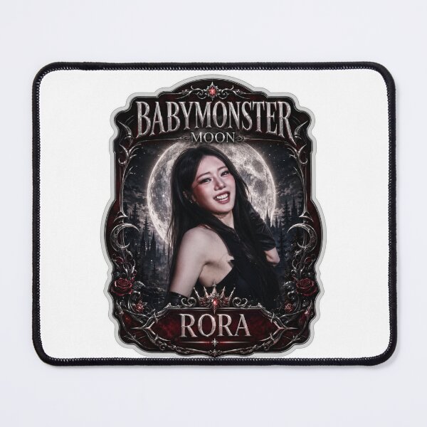 Item preview, Fanmade Rora BABYMONSTER Dark Velvet Lunar Aesthetic Merch designed and sold by Valereekmerch.