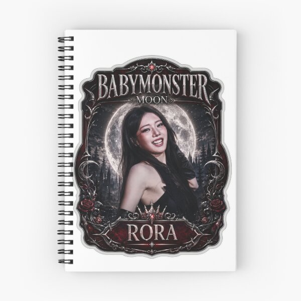 Item preview, Fanmade Rora BABYMONSTER Dark Velvet Lunar Aesthetic Merch designed and sold by Valereekmerch.