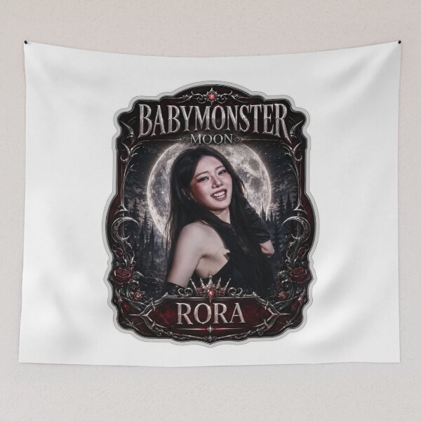 Item preview, Fanmade Rora BABYMONSTER Dark Velvet Lunar Aesthetic Merch designed and sold by Valereekmerch.