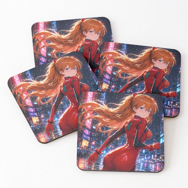 Item preview, Asuka Langley Soryu Neon Genesis Evangelion Neon City Sprint designed and sold by Dashsopaner.