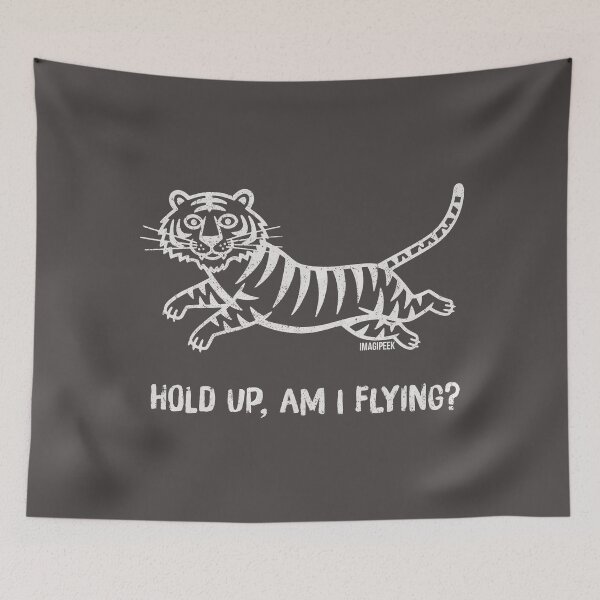 Item preview, Japanese Tiger - Am I Flying (Dark Edition) designed and sold by IMAGIPEEK.