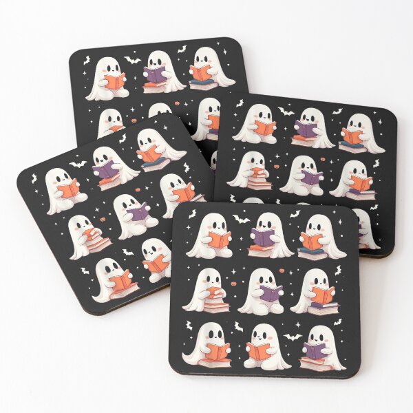 Item preview, Cute Ghost Reading Book Lovers Halloween Funny Ghost  designed and sold by kristianmkt.