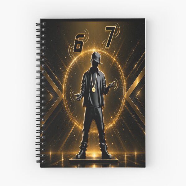 Item preview, 6 7 Black-&-Gold designed and sold by Wynnercircle.
