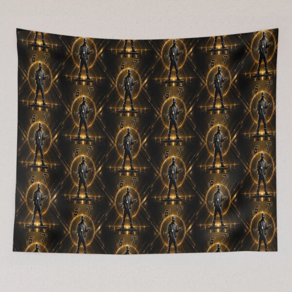 Item preview, 6 7 Black-&-Gold designed and sold by Wynnercircle.
