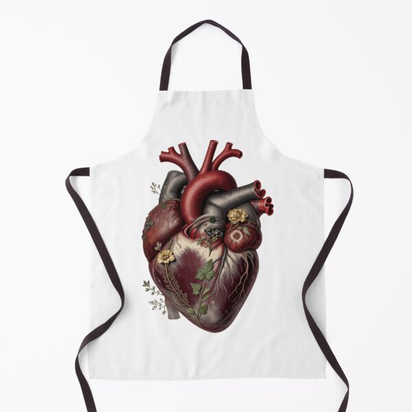 Item preview, Anatomical Heart with Botanicals — Vintage Anatomy Art designed and sold by TheGraphicsLord.