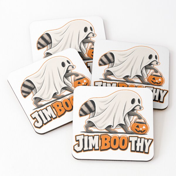 Item preview, Halloween Jimothy Raccoon Jim-Boo-Thy Trash Panda Ghost Meme designed and sold by ZephyrCove.