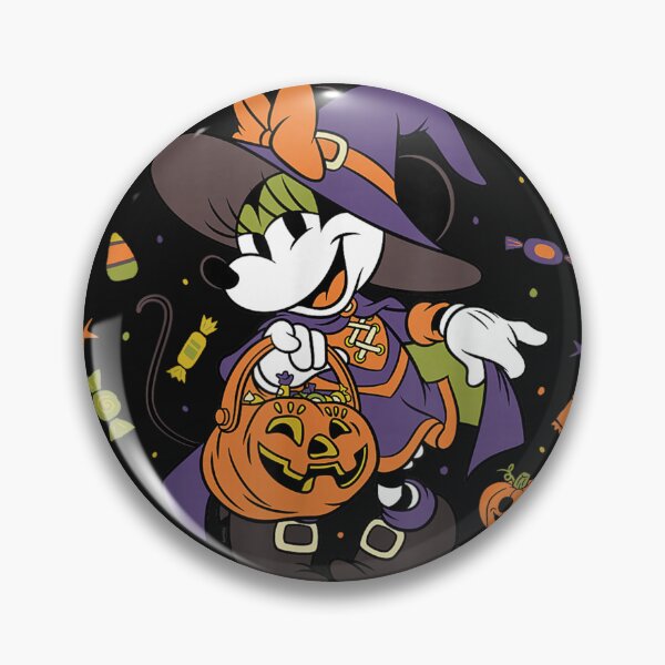Item preview,  Minnie Mouse Halloween Witch Trick-or-Treat Icons  designed and sold by kristianmkt.