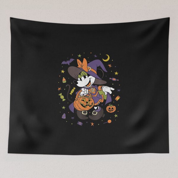 Item preview,  Minnie Mouse Halloween Witch Trick-or-Treat Icons  designed and sold by kristianmkt.