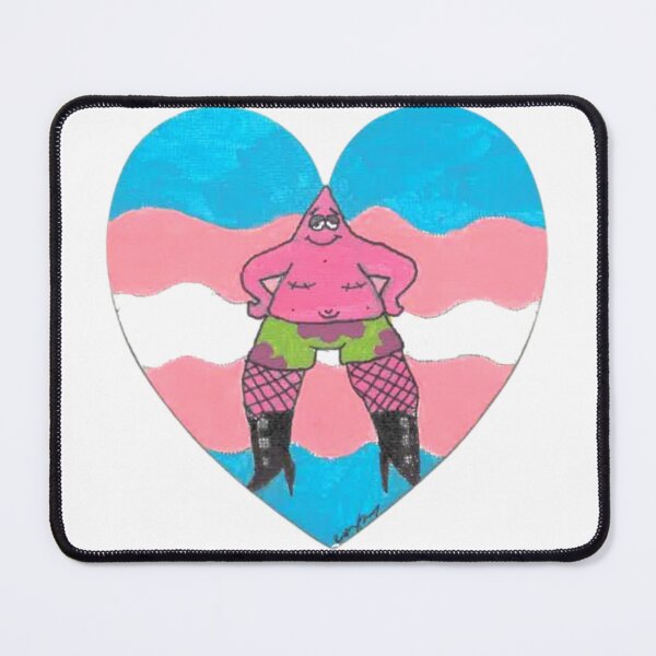 Item preview, Pride Patrick- Trans Flag designed and sold by Redd Creations Market.
