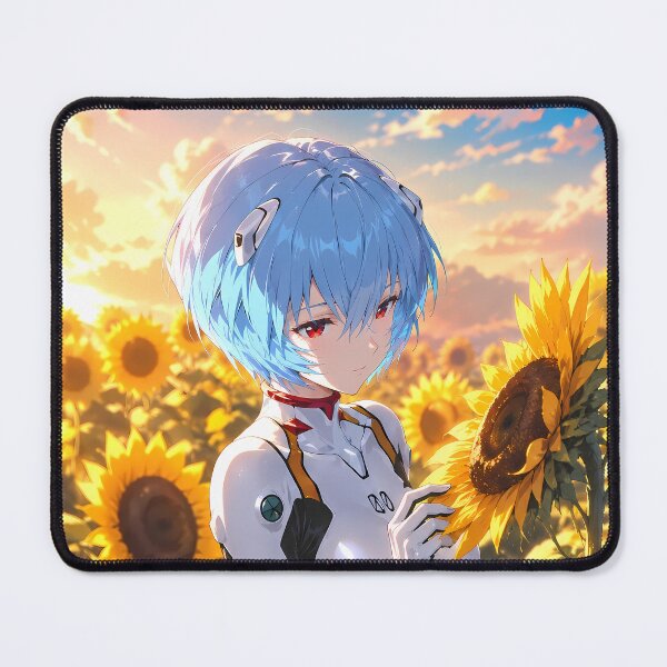 Item preview, Rei Ayanami Neon Genesis Evangelion Sunflower Sunset designed and sold by Dashsopaner.