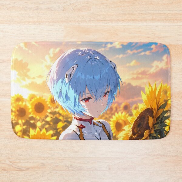 Item preview, Rei Ayanami Neon Genesis Evangelion Sunflower Sunset designed and sold by Dashsopaner.