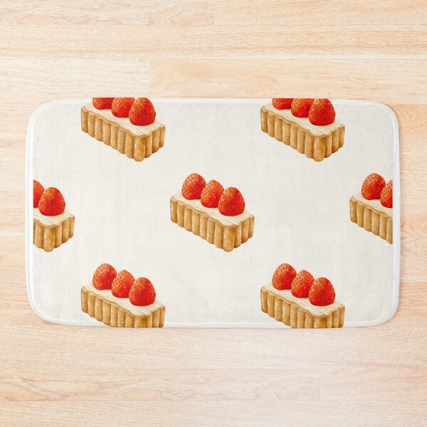 Item preview, Cute Strawberry Charlotte Cake Seamless Pattern designed and sold by Tokki Treats .