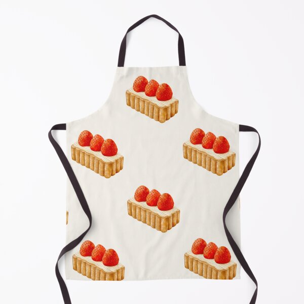Item preview, Cute Strawberry Charlotte Cake Seamless Pattern designed and sold by Tokki Treats .
