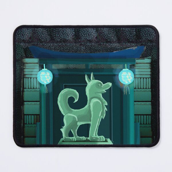 Item preview, Night Jade Dog statue Chinese Gate designed and sold by Donnahuntriss.