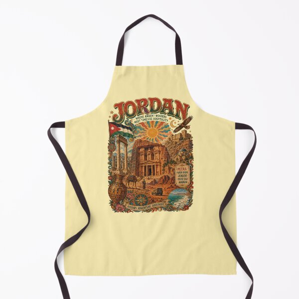 Item preview, Jordan Ancient Wonders Vintage Travel Poster designed and sold by Skyrocketz.