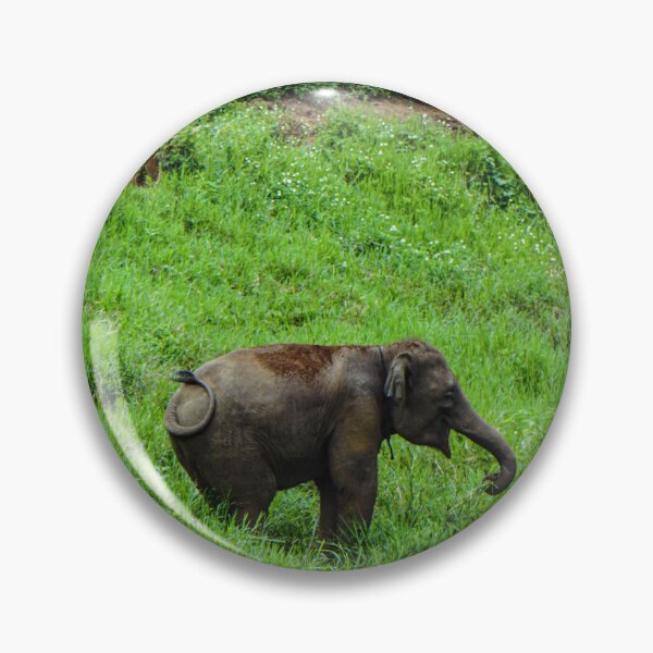 Item preview, Little One in the Green — Baby Elephant designed and sold by Jomsunshine.