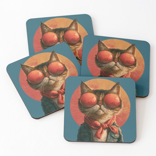 Item preview, retro cat 2 designed and sold by The Retro Stop.