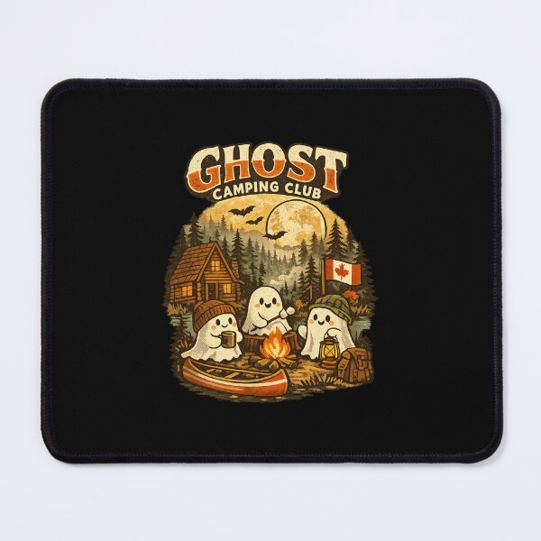 Item preview, Ghost Camping Club | Cute Canadian Camping Halloween designed and sold by mocci10.