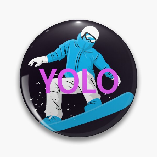 Item preview, Snowboard, You Only Live Once, YOLO designed and sold by MountainRoisin.