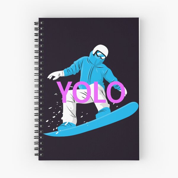 Item preview, Snowboard, You Only Live Once, YOLO designed and sold by MountainRoisin.