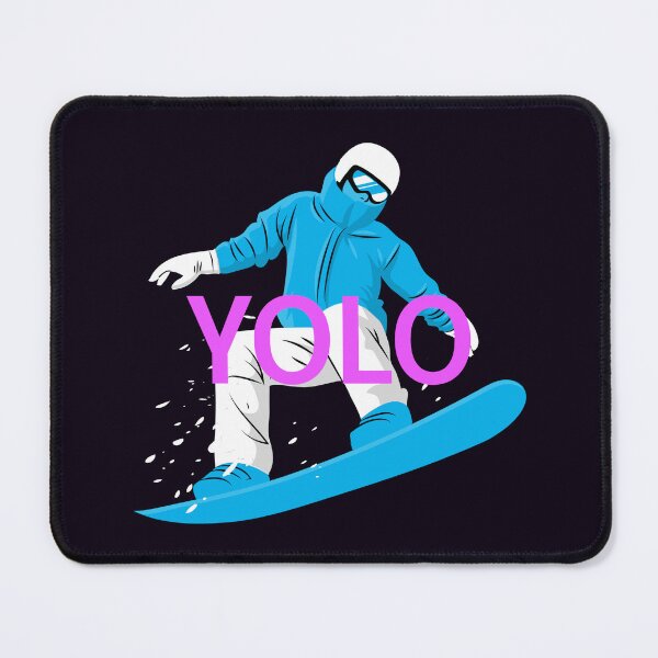 Item preview, Snowboard, You Only Live Once, YOLO designed and sold by MountainRoisin.