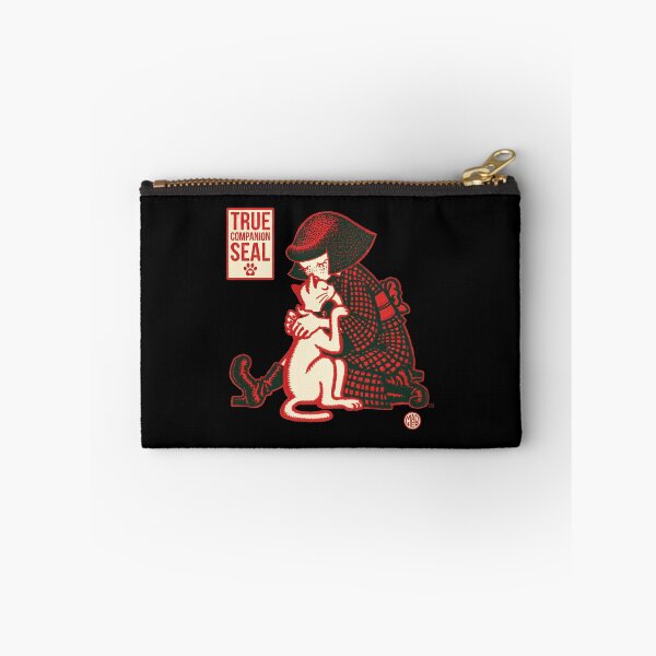 Item preview, True Companion Seal Red Kimono Girl Cat designed and sold by EdvvinStudios.