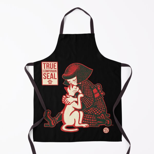 Item preview, True Companion Seal Red Kimono Girl Cat designed and sold by EdvvinStudios.