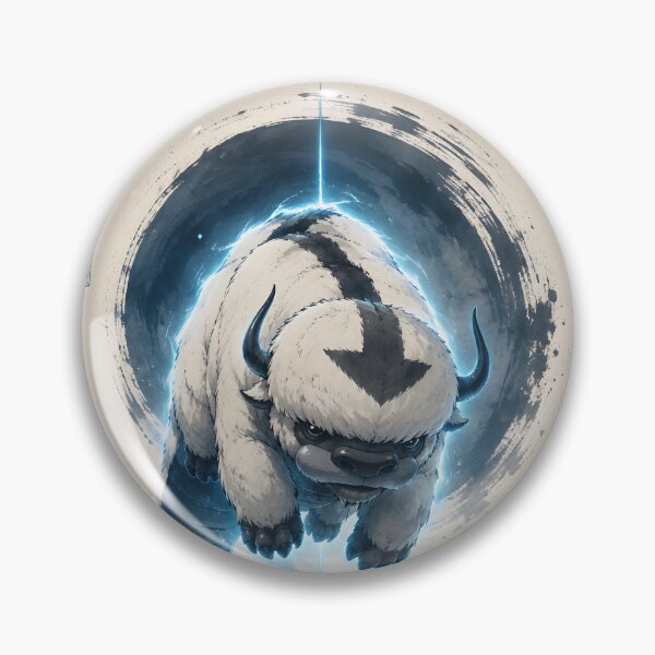 Item preview, Appa Zen Ink Art – Blue Spirit Glow Japanese Sumi-e Minimalist Art designed and sold by iwzzuel.
