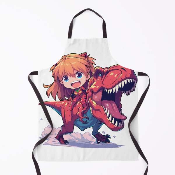 Item preview, Asuka Langley Soryu Evangelion Red Dinosaur Adventure designed and sold by Dashsopaner.