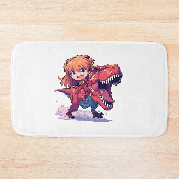 Item preview, Asuka Langley Soryu Evangelion Red Dinosaur Adventure designed and sold by Dashsopaner.