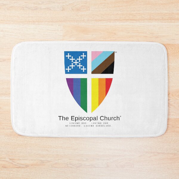 Item preview, Loving - Pride Shield - The Episcopal Church™ designed and sold by Canterbury Episcopal Campus Ministry at Texas Tech University .