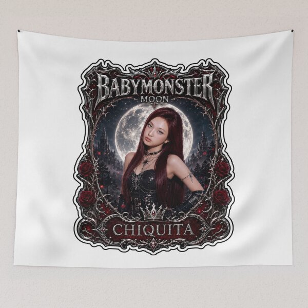 Item preview, Cute Goth Chiquita BABYMONSTER Vampire Moon Graphic designed and sold by Valereekmerch.