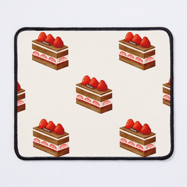 Item preview, Cute Strawberry Chocolate Cake Seamless Pattern designed and sold by Tokki Treats .