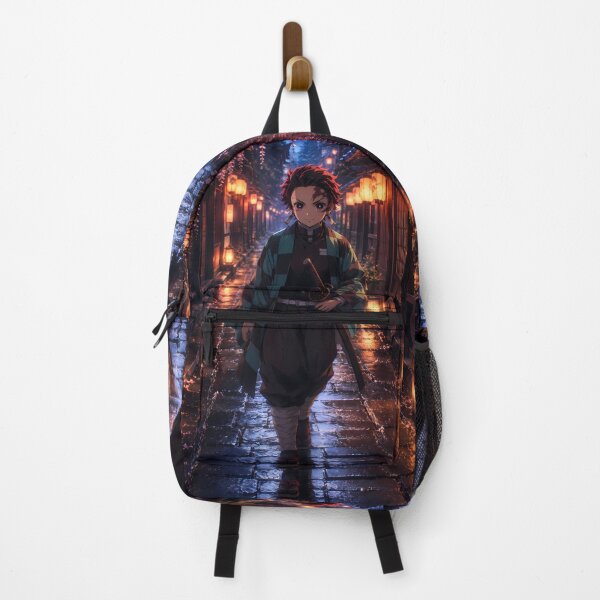 Item preview, Tanjiro Kamado Demon Slayer Lantern Street Evening designed and sold by Dashsopaner.