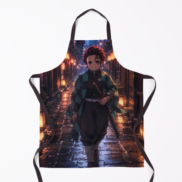 Item preview, Tanjiro Kamado Demon Slayer Lantern Street Evening designed and sold by Dashsopaner.
