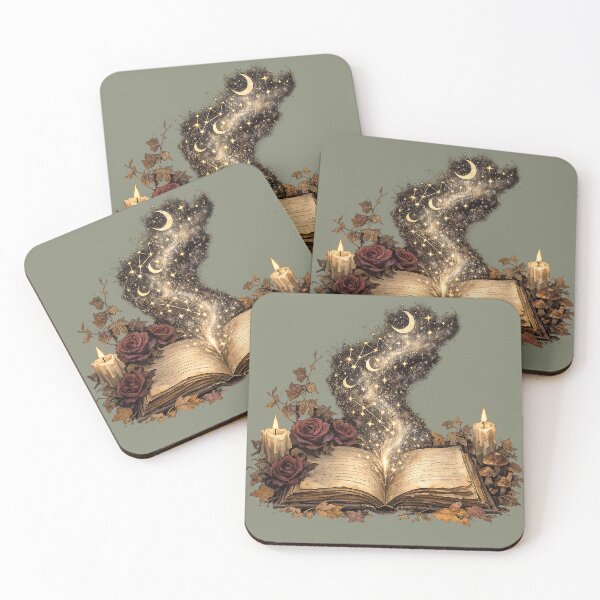 Item preview, Celestial Magic Rising from an Antique Book designed and sold by SasmitaStudioCo.