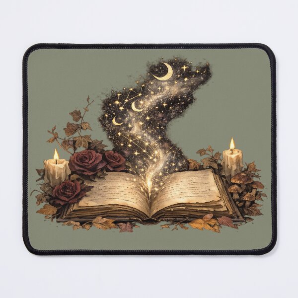 Item preview, Celestial Magic Rising from an Antique Book designed and sold by SasmitaStudioCo.