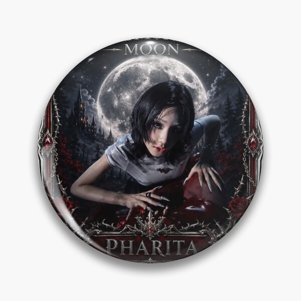 Item preview, BABYMONSTER Pharita Dark Moon Vampire Aesthetic Merch designed and sold by Valereekmerch.