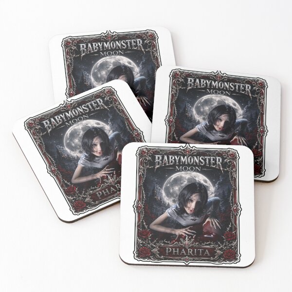 Item preview, BABYMONSTER Pharita Dark Moon Vampire Aesthetic Merch designed and sold by Valereekmerch.