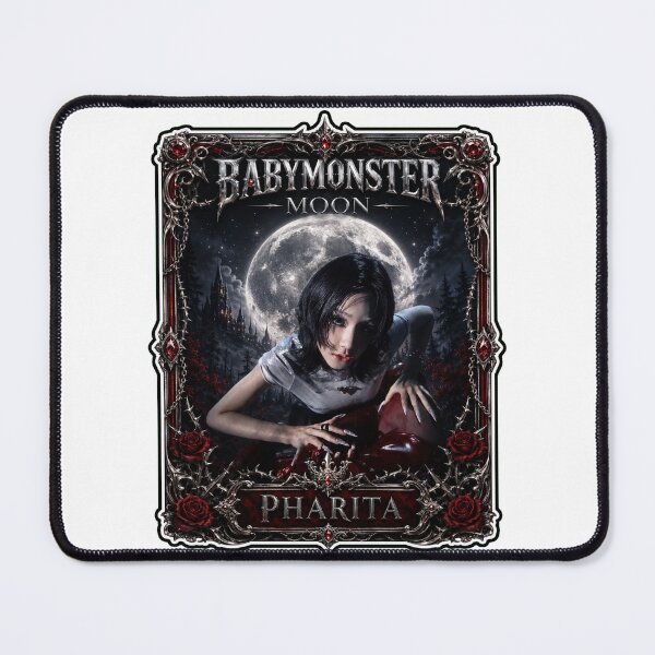 Item preview, BABYMONSTER Pharita Dark Moon Vampire Aesthetic Merch designed and sold by Valereekmerch.