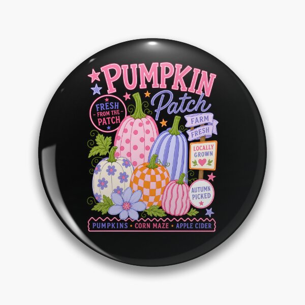 Item preview, Retro Pumpkin Patch designed and sold by yobochart.