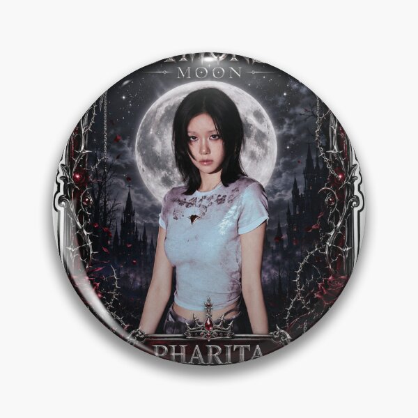 Item preview, Pharita BABYMONSTER Crimson Moon Goth Graphic designed and sold by Valereekmerch.