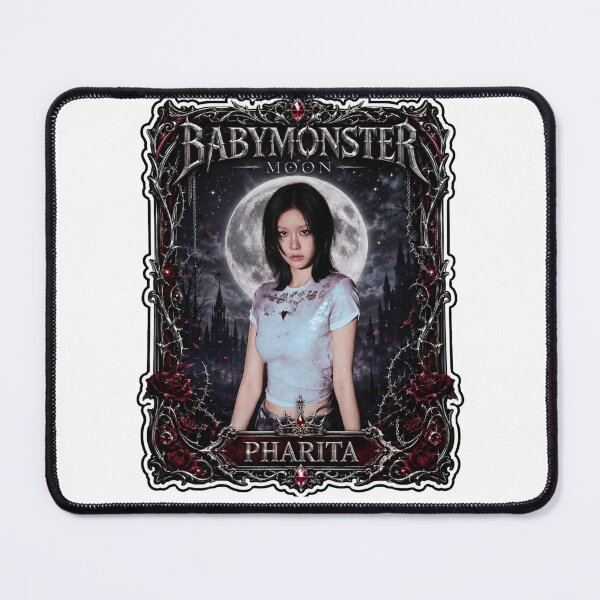 Item preview, Pharita BABYMONSTER Crimson Moon Goth Graphic designed and sold by Valereekmerch.