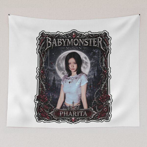 Item preview, Pharita BABYMONSTER Crimson Moon Goth Graphic designed and sold by Valereekmerch.