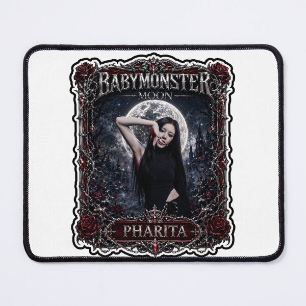 Item preview, BABYMONSTER Pharita Vampire Princess Blood Moon Beautiful Fan Art designed and sold by Valereekmerch.