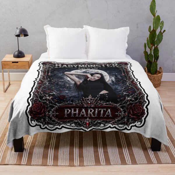 Item preview, BABYMONSTER Pharita Vampire Princess Blood Moon Beautiful Fan Art designed and sold by Valereekmerch.