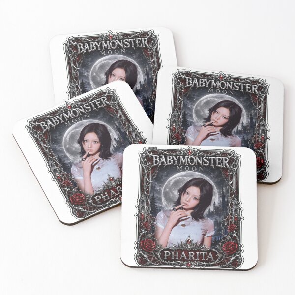 Item preview, Elegant Pharita BABYMONSTER Gothic Moon Fanmade Artwork designed and sold by Valereekmerch.