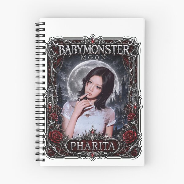 Item preview, Elegant Pharita BABYMONSTER Gothic Moon Fanmade Artwork designed and sold by Valereekmerch.
