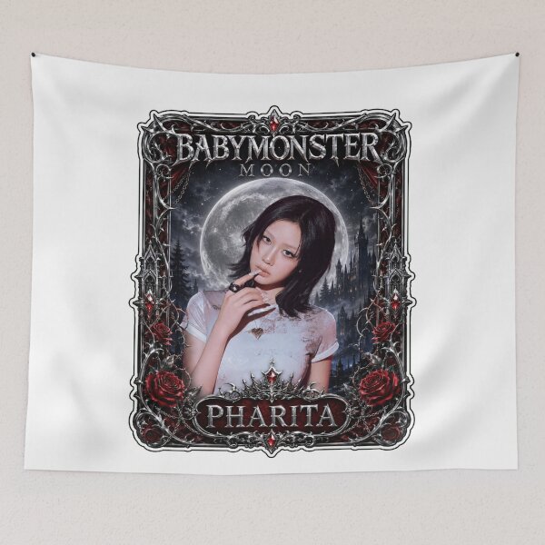 Item preview, Elegant Pharita BABYMONSTER Gothic Moon Fanmade Artwork designed and sold by Valereekmerch.